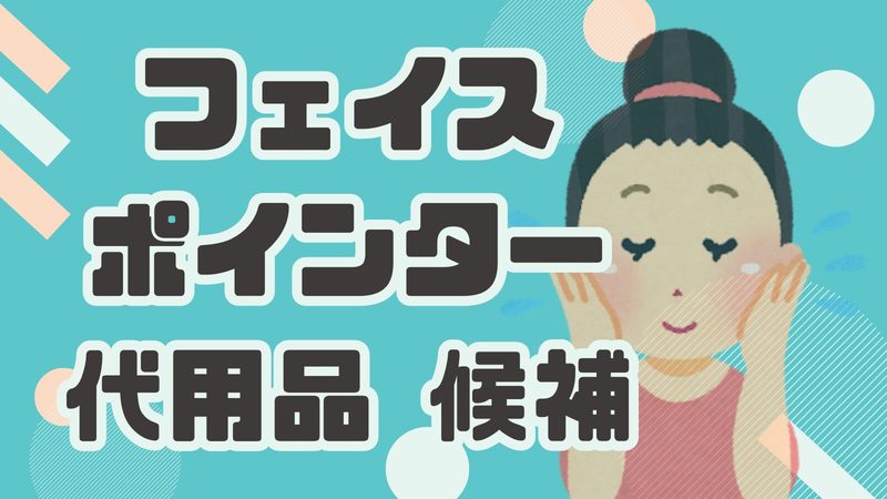 フェイスポインターの代用アイテムを徹底解説！